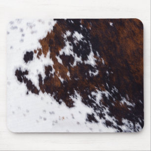 Tapis De Souris Souris Brown et blanche tachetée