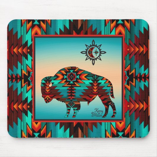 Tapis De Souris Souris Buffalo Sud-Ouest (Devant)