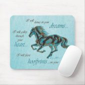 Tapis De Souris Souris Cheval Inspiré (Avec souris)