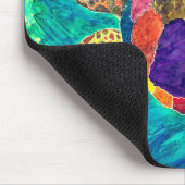 Tapis De Souris Souris couleur tortue de mer (Coin)