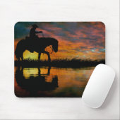 Tapis De Souris Souris Cowboy (Avec souris)