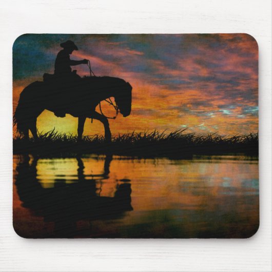 Tapis De Souris Souris Cowboy (Devant)