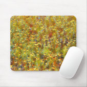 Tapis De Souris Souris d'art de prairie Fleur sauvage jaune (Avec souris)
