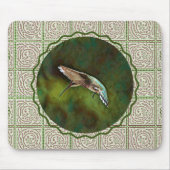 Tapis De Souris Souris d'art vert colibri (Devant)