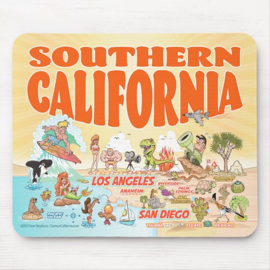 Tapis De Souris Souris de Californie du Sud (Devant)