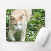 Tapis De Souris Souris de chat de la Jungle du Sahara (Avec souris)