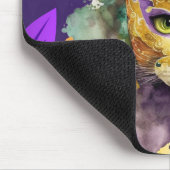 Tapis De Souris Souris de chat Mardi Gras (Coin)