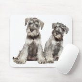 Tapis De Souris Souris de Chien Chien à chienne minuscule gris (Avec souris)