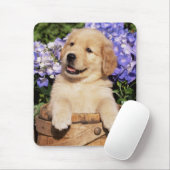 Tapis De Souris Souris de chien coquelicot roux (Avec souris)