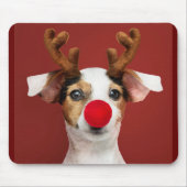 Tapis De Souris Souris de chien joueuse (Devant)