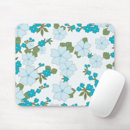 Tapis De Souris Souris de collection de fleurs de printemps (Avec souris)