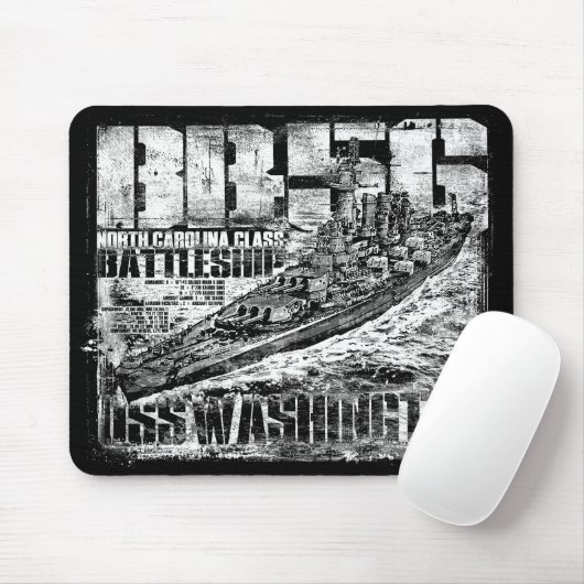 Tapis De Souris Souris de combat Washington (Avec souris)