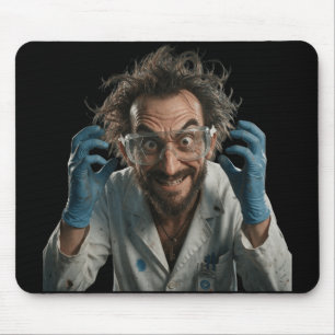 Tapis De Souris Souris de jeu Laboratoire Fou Scientifique Drôle