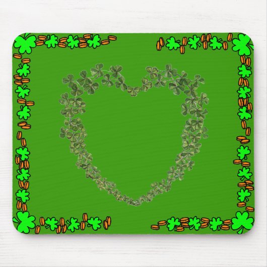 Tapis De Souris Souris de la Saint Patrick (Devant)