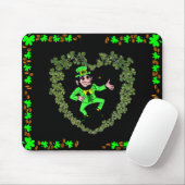 Tapis De Souris Souris de la Saint Patrick (Avec souris)