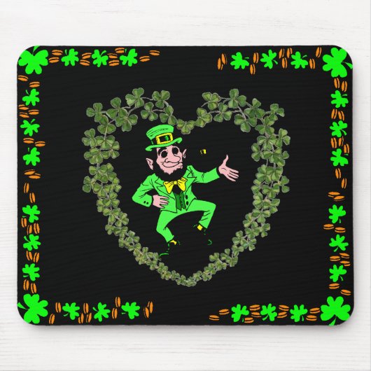 Tapis De Souris Souris de la Saint Patrick (Devant)
