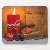 Tapis De Souris Souris de Noël (Devant)