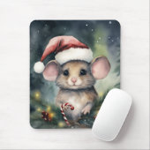 Tapis De Souris Souris de Noël (Avec souris)