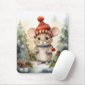 Tapis De Souris Souris de Noël (Avec souris)