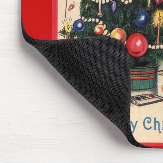 Tapis De Souris Souris de Noël Arbre (Coin)