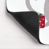 Tapis De Souris Souris de Noël festive (Coin)