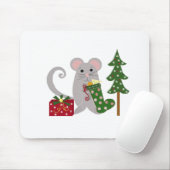 Tapis De Souris Souris de Noël festive (Avec souris)