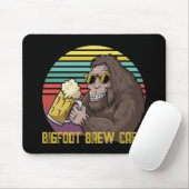 Tapis De Souris Souris de souris Bigfoot Brew Crew (Avec souris)