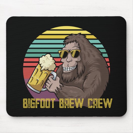 Tapis De Souris Souris de souris Bigfoot Brew Crew (Devant)