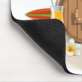 Tapis De Souris Souris de vacances tropicale (Coin)