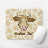 Tapis De Souris Souris De Vache Surpris (Avec souris)