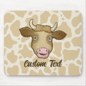 Tapis De Souris Souris De Vache Surpris (Devant)