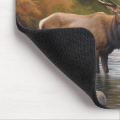 Tapis De Souris Souris de Yellowstone Elk (Coin)