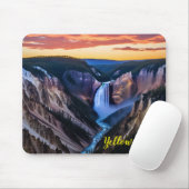 Tapis De Souris Souris de Yellowstone Falls (Avec souris)