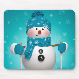 Tapis De Souris Souris d'hiver/Snowman