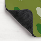 Tapis De Souris Souris d'oiseau vert (Coin)