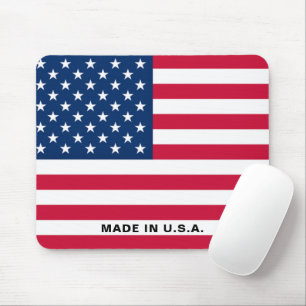 Tapis De Souris Souris Drapeau Américain Fabriqué Aux Etats-Unis -