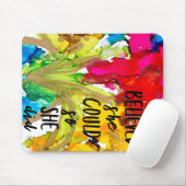 Tapis De Souris Souris "Elle Croyait Qu'Elle Pouvait Le Faire" (Avec souris)