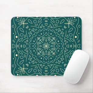 Tapis De Souris Souris Emerald Mandala