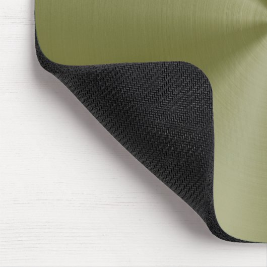 Tapis De Souris Souris en acier inoxydable jaune vert (Coin)