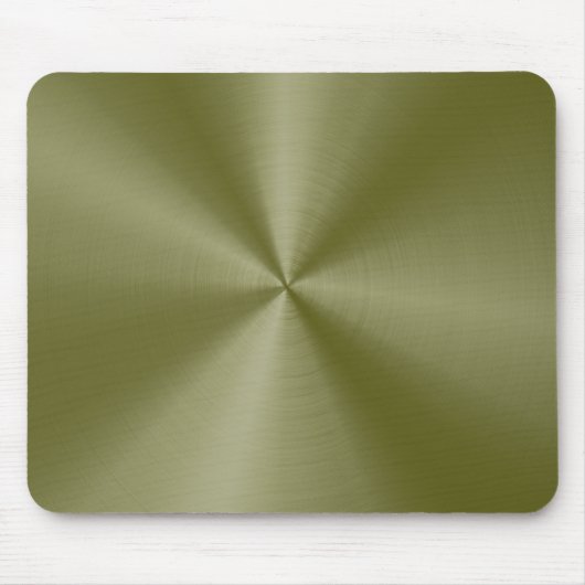 Tapis De Souris Souris en acier inoxydable jaune vert (Devant)