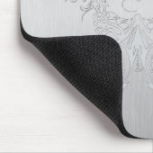 Tapis De Souris Souris En Aluminium Brossé Pad-Custom Initial (Coin)