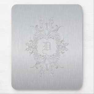 Tapis De Souris Souris En Aluminium Brossé Pad-Custom Initial