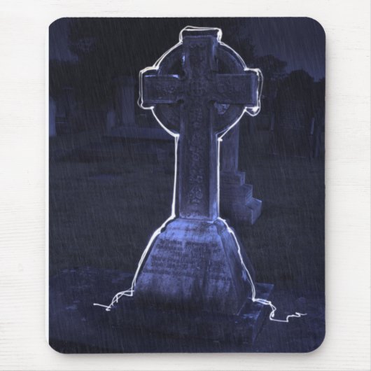 Tapis De Souris Souris en pierre croisée (Devant)