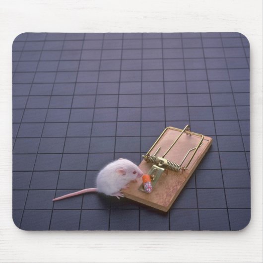 Tapis De Souris Souris et piège (Devant)