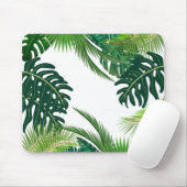 Tapis De Souris Souris feuille tropical (Avec souris)
