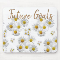 Souris Floral Blanc Faisy Pad !