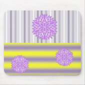 Tapis De Souris Souris Floral Violet Jaune Pad Souris ! Tapis de s (Devant)