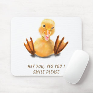 Tapis De Souris Souris Jaune Canard Jouer - Sourire