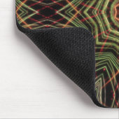 Tapis De Souris Souris Kaleidoscope Vert (Coin)
