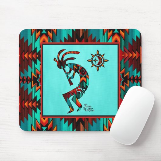 Tapis De Souris Souris Kokopelli Sud-Ouest (Avec souris)